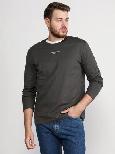 Футболка цвета хаки из хлопка